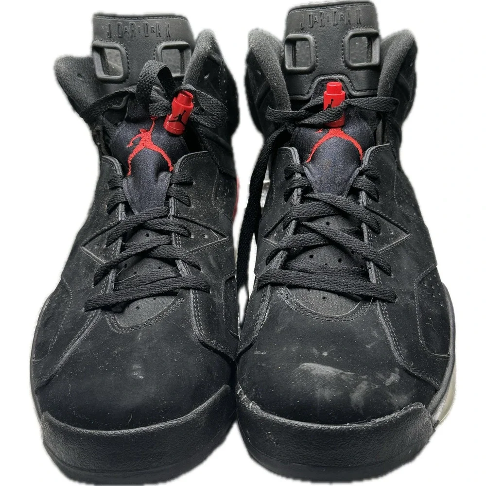 Nike Air Jordan 6 Retro Varsity Red Black 20010 Sneakers 384664-061 Mens 13